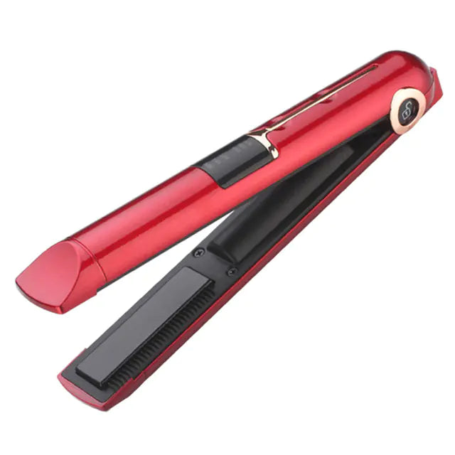Portable Hair Straightener and Curler - USB and Rechargeable