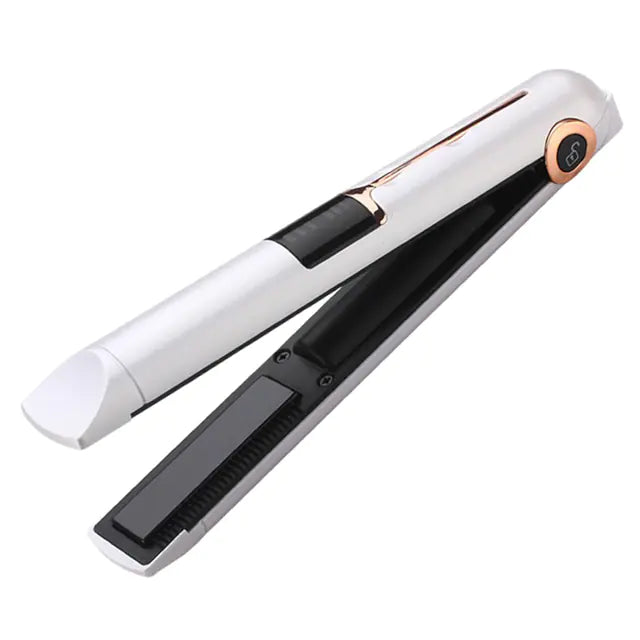 Portable Hair Straightener and Curler - USB and Rechargeable