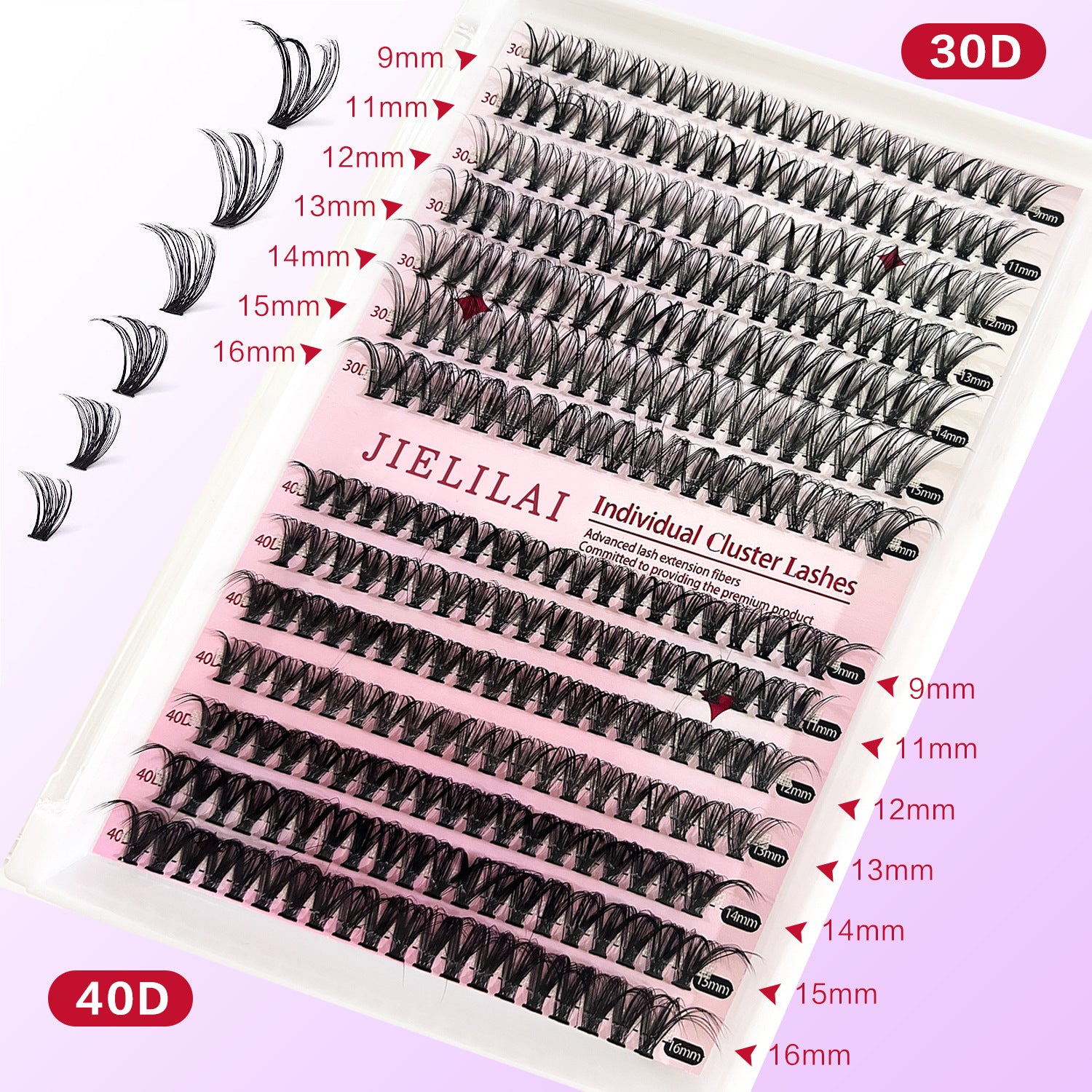 DIY Cluster False Lashes - Mixed Types