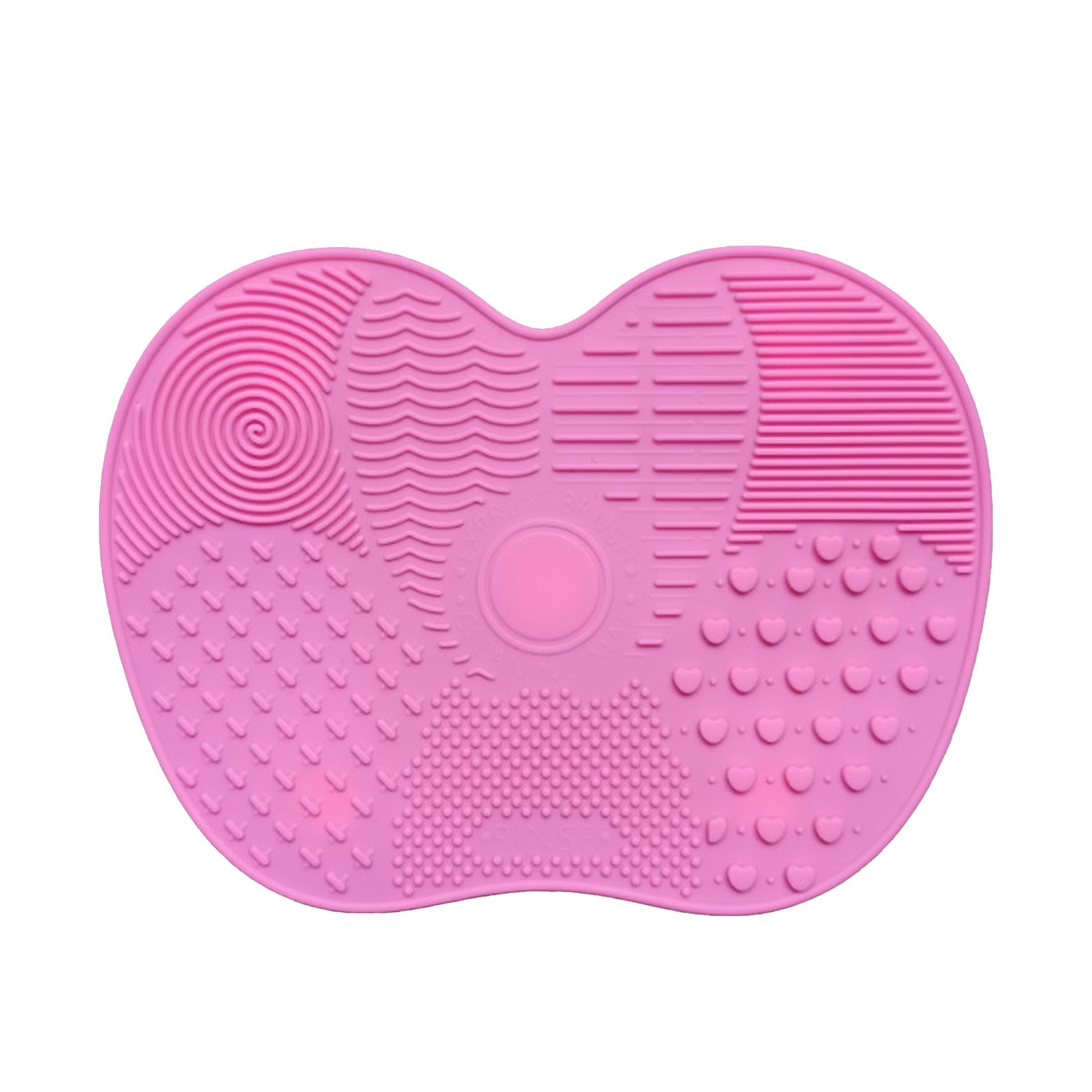 Makeup Brush Cleaner Mat With Suction Cups - Portable Washing Pad For Deep Cleaning Cosmetic Brushes