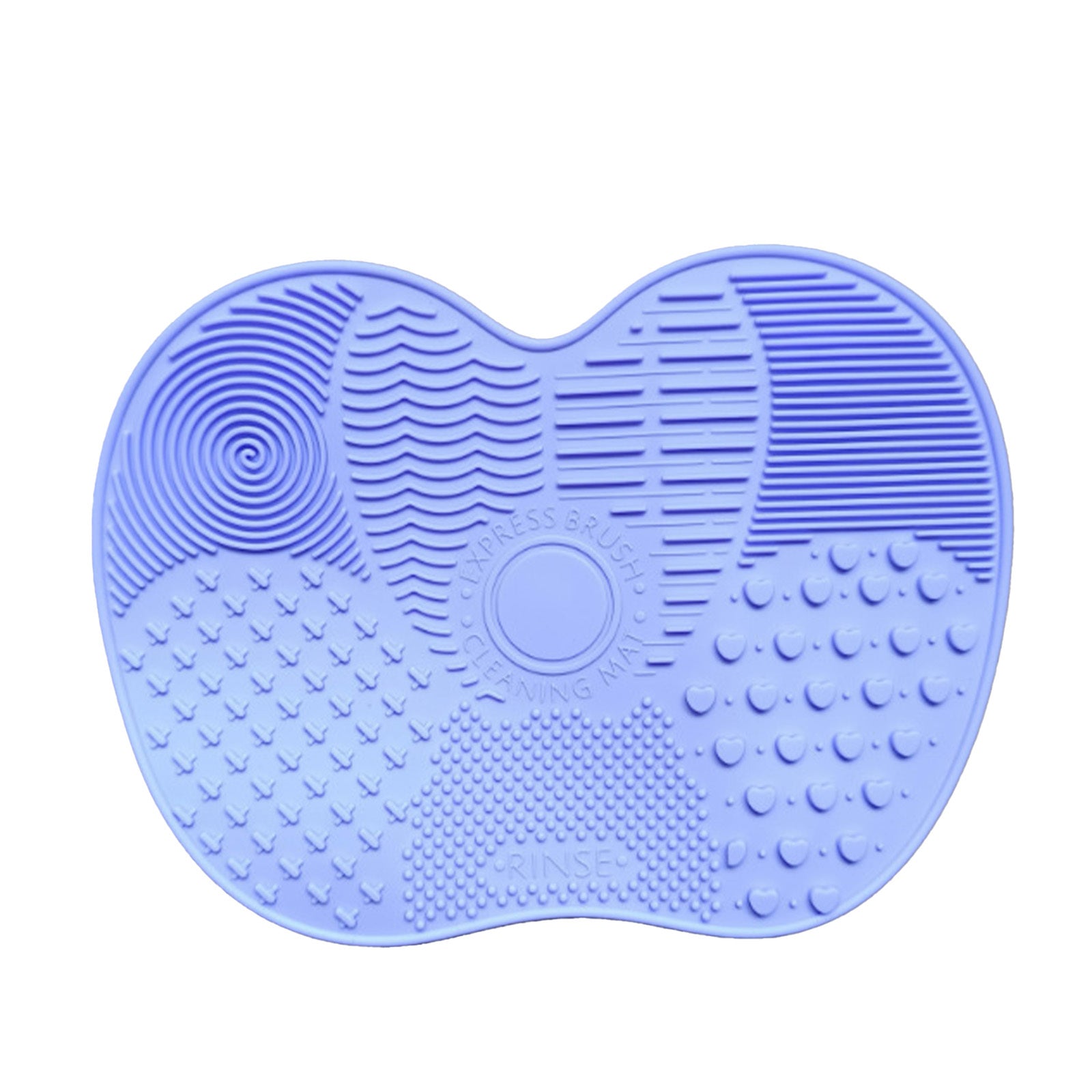Makeup Brush Cleaner Mat With Suction Cups - Portable Washing Pad For Deep Cleaning Cosmetic Brushes