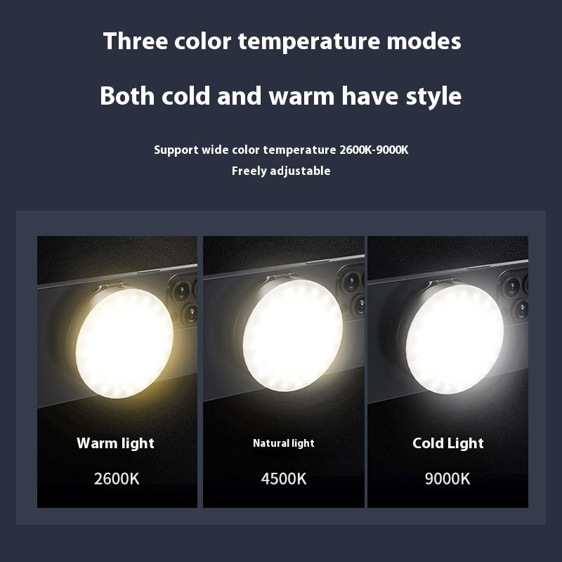 Magnetic Mobile Phone Fill-in Photography Light