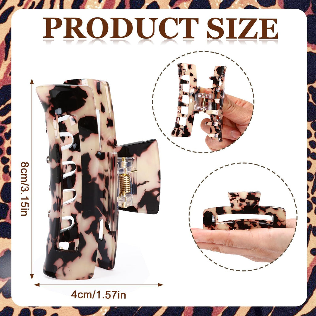 Hair Claw Clips - 4 Piece Pack